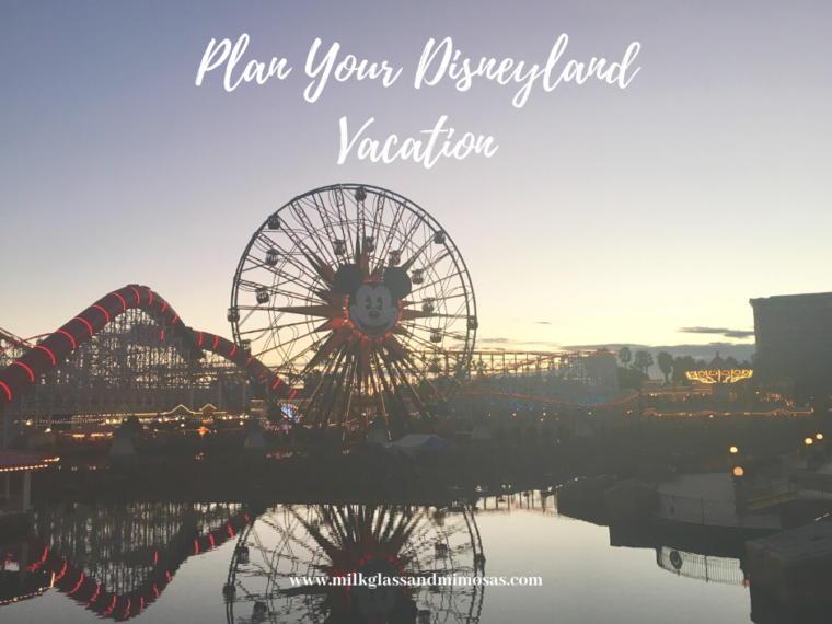 Plan your Disneyland Vacation