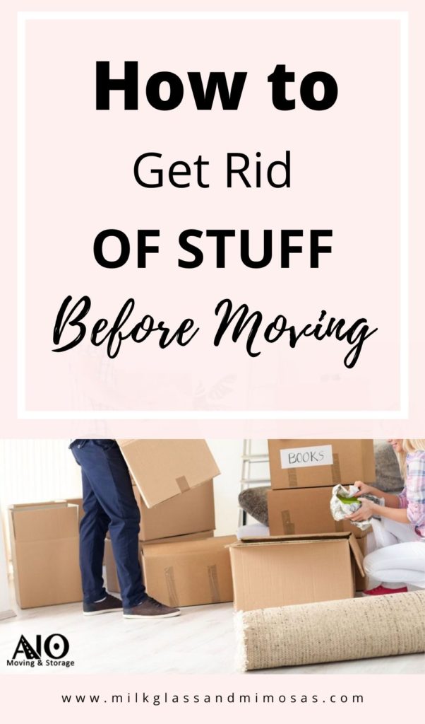 How to get rid of stuff and declutter 