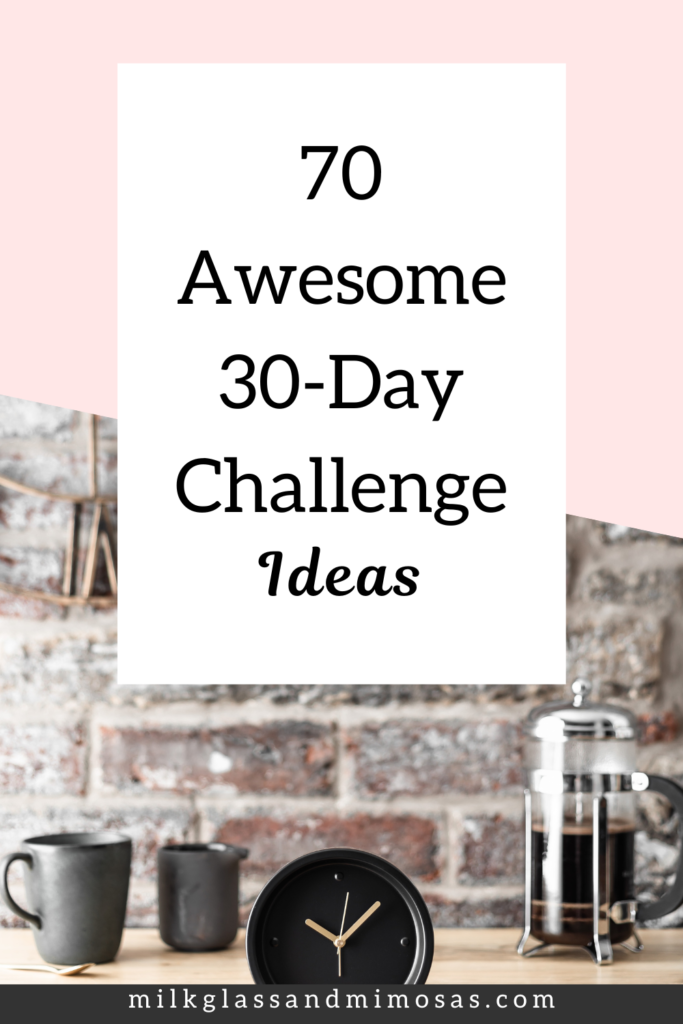 30 daily challenges