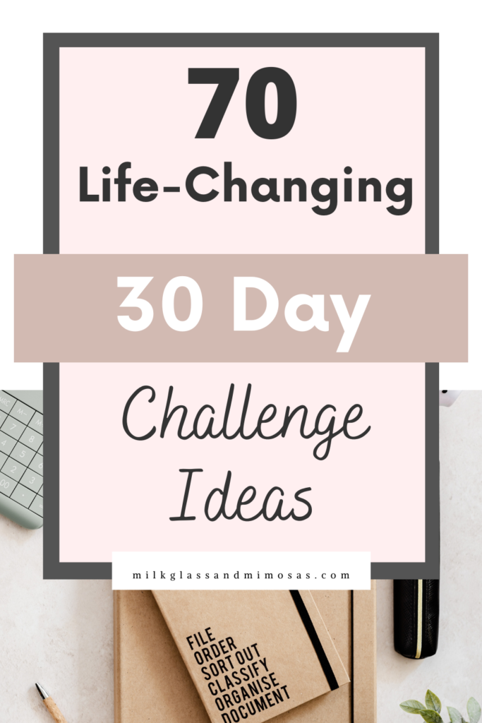 30 day challenges ideas